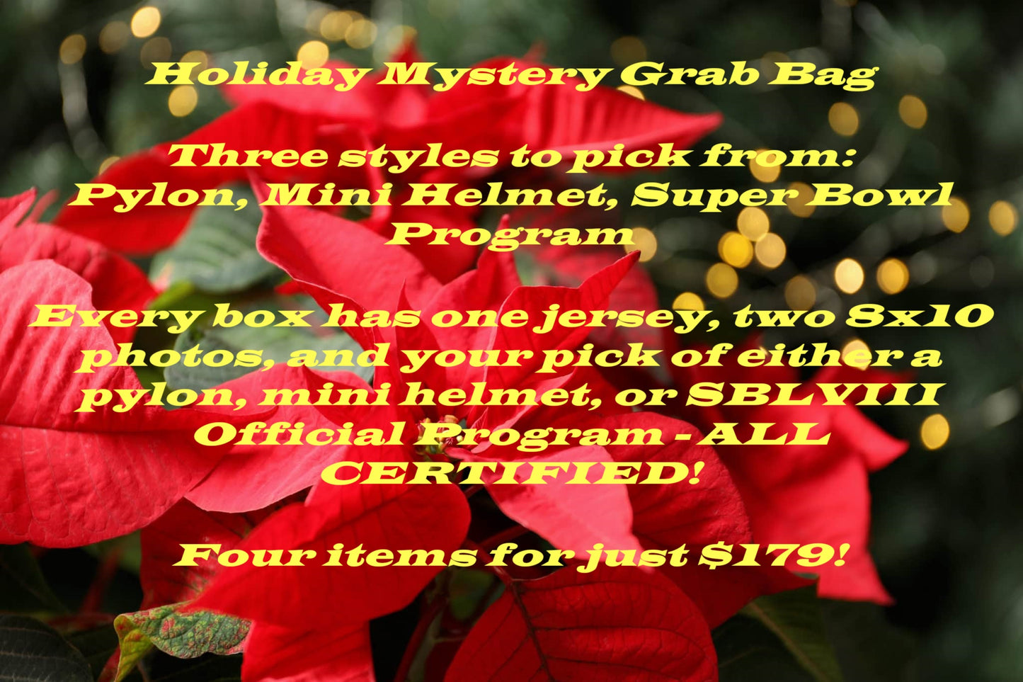 KANSAS CITY CHIEFS CERTIFIED AUTOGRAPH MEMORABILIA MYSTERY GRAB BAGS - CHRISTMAS 2025